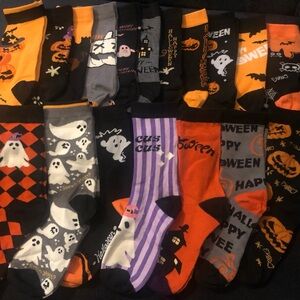 Halloween socks- set of 18 pairs